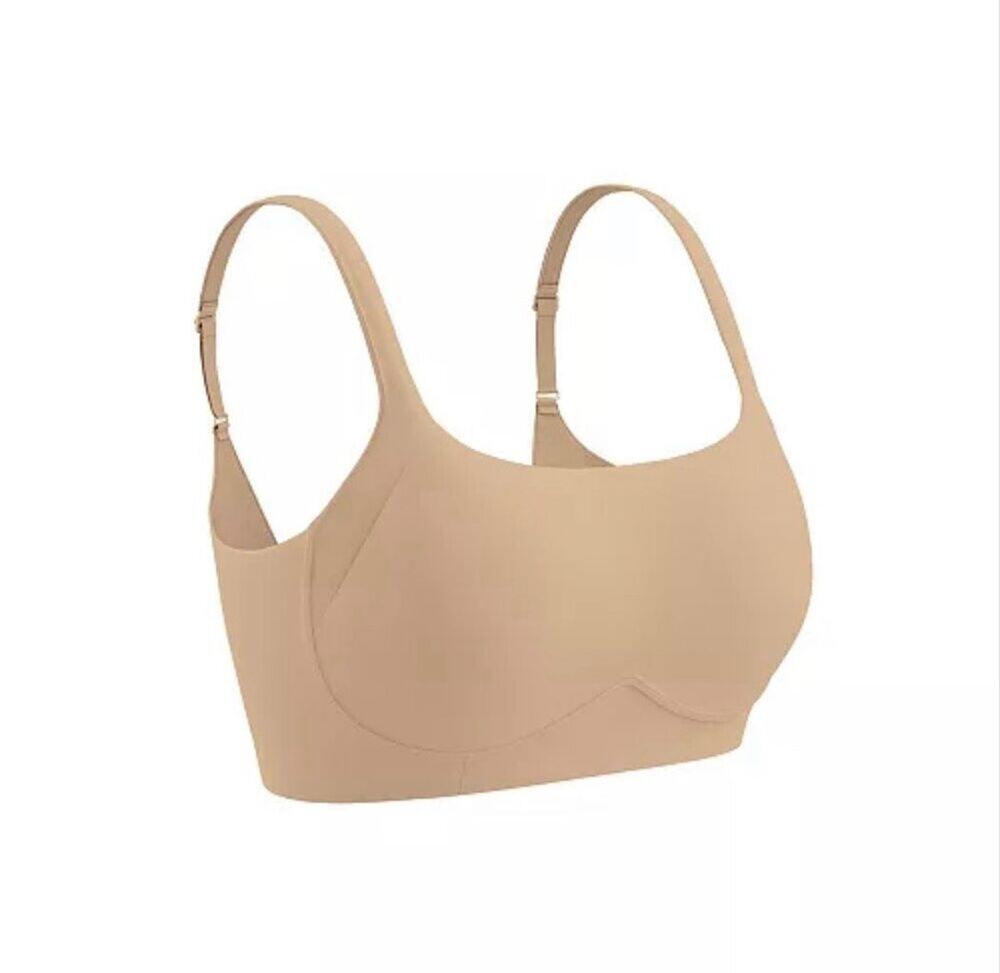 Leonisa Everyday High Coverage Wireless Support Bra Nude Medium
